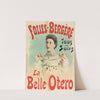 Folies-Bergere Tous Les Soirs La Belle Otero (1894) by Imp. Chaix