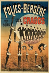 Folies-Bergere Tous Les Soirs Les Craggs Immense Succès (1887)