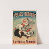 Folies-Bergere Tous Les Soirs Luttes De Femmes (1882-1888) by Imp. Charles Lévy