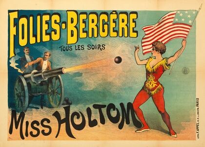 Folies-Bergere Tous Les Soirs Miss Holtom (1880-1890)