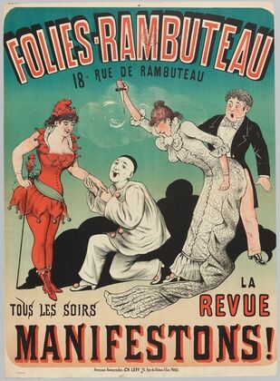Folies-Rambuteau 18. Rue De Rambuteau Tous Les Soirs La Revue Manifestons (1882-1888)