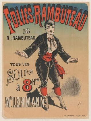 Folies-Rambuteau… Mlle Lehmann (1881)