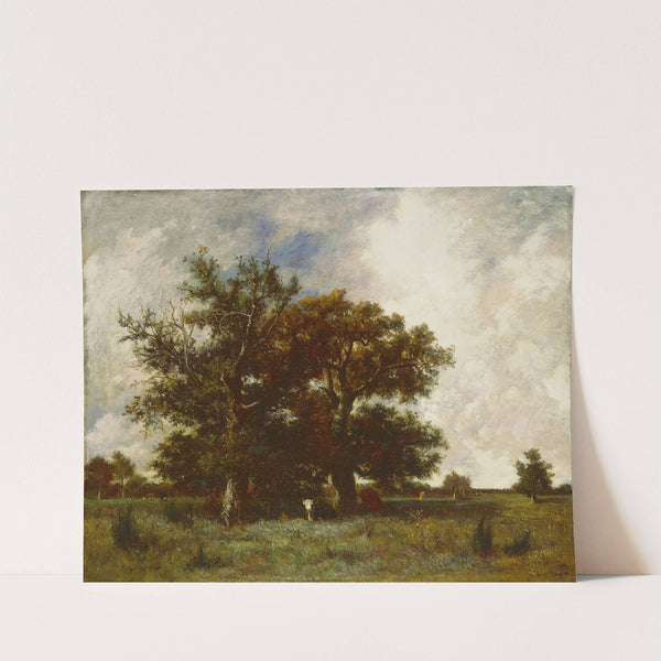 Fontainebleau Oaks by Jules Dupré