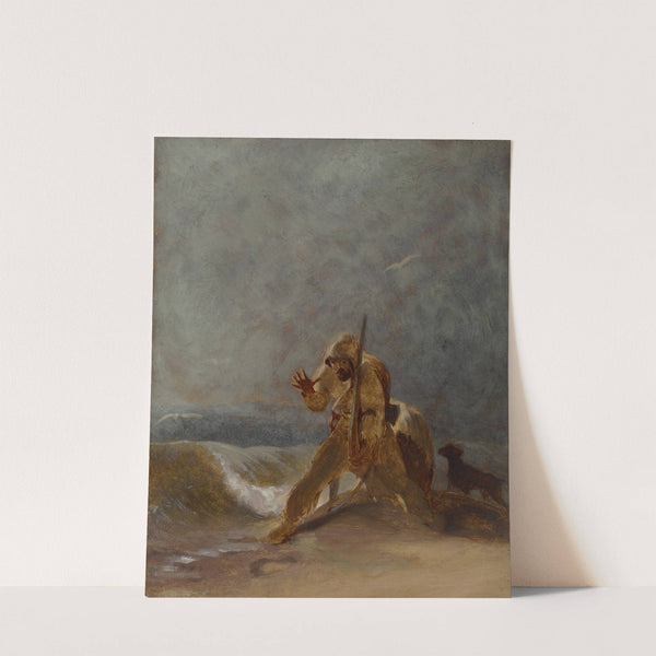 Foot Impression in the Sand by Thomas Sully