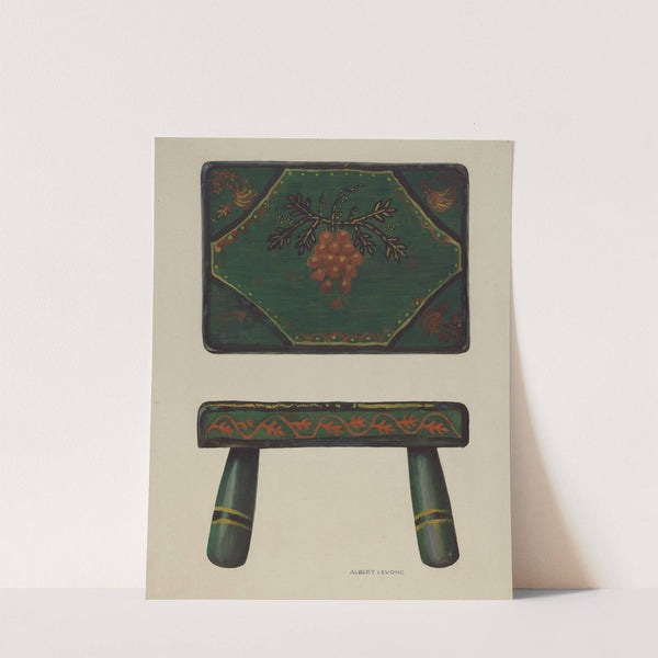 Footstool by Albert Levone
