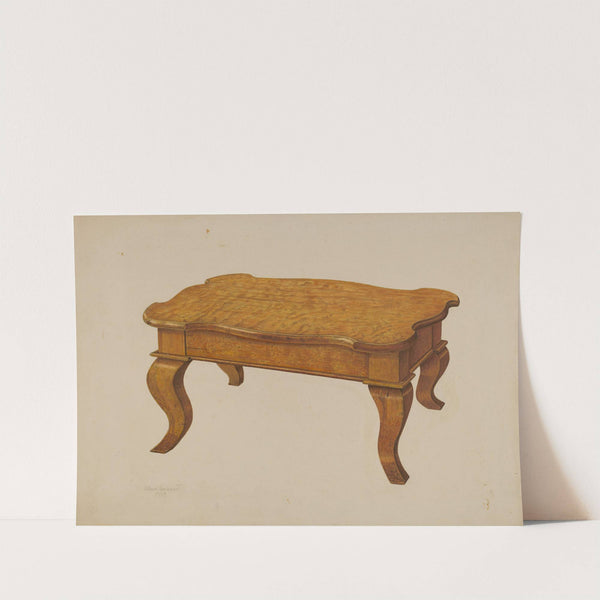 Footstool by Albert Geuppert