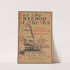 For the freedom of the sea ... by Cyrus Townsend Brady. The Saturday Evening Post. by E.J. Kitson