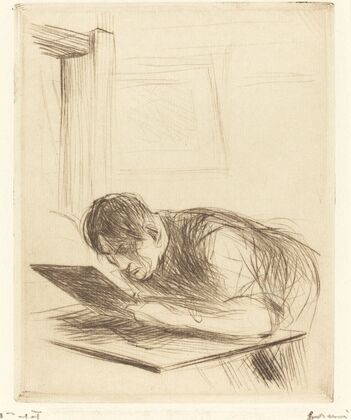 Forain Etching (first plate)