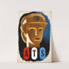 Forces Recruitment ATS (girl’s head) (between 1939 and 1946) by Abram Games
