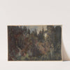 Forest growing on a mountain slope (1850-1881) by Adolf Dressler