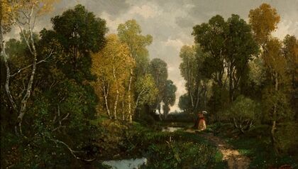 Forest in Fontainebleau (1840-1850)