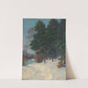 Forest in winter (1903) by Ľudovít Čordák