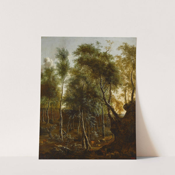 Forest landscape by Frederik de Moucheron