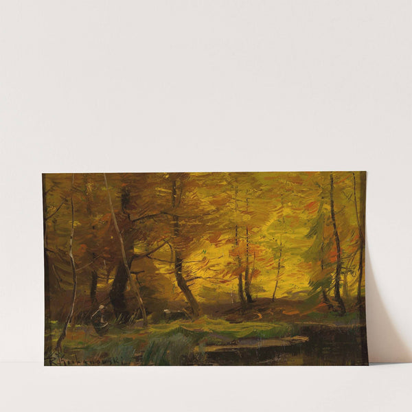 Forest landscape (circa 1900) by Roman Kazimierz Kochanowski