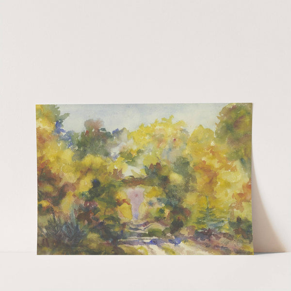 Forest path (1921) by Friedrich Mook