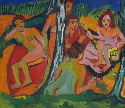 Forest Scene (Moritzburg Lakes) (ca. 1909 – 1925)