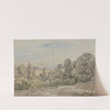 Forest with distant view by Johann Wilhelm Schirmer