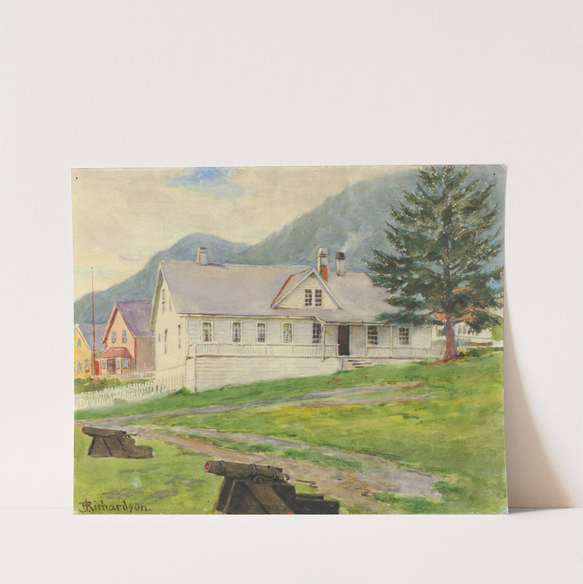 Former Governor's House, Sitka, 1905 by Theodore J. Richardson