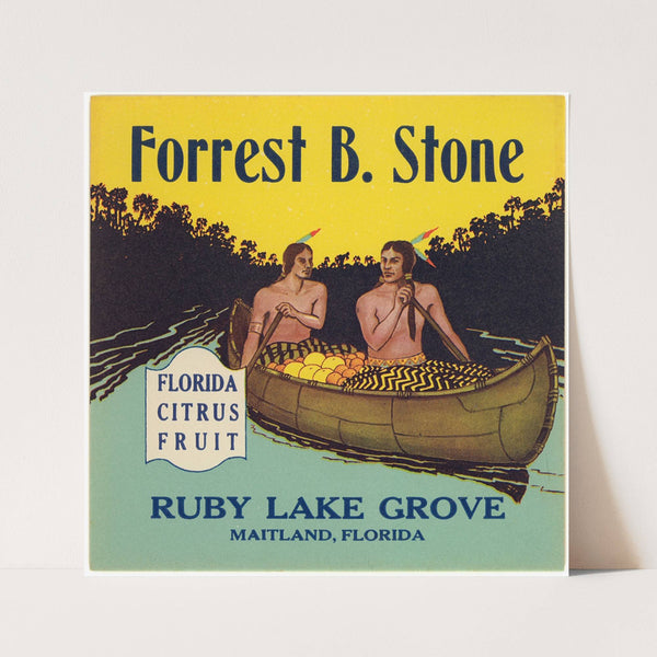 Forrest B. Stone Citrus Label (1930-1950)
