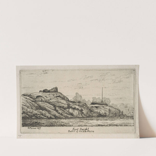 Fort Haight; Battle of Harlem Plains, from ‘Scenes of Old New York’ (1870) by Henry Farrer