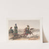 Fort of Killeh Abdooleh. Troopers of the Auchukzye horse. (1843) by James Atkinson