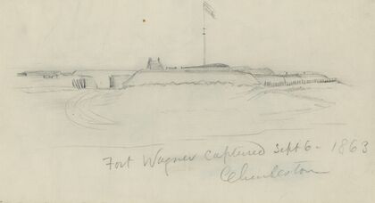 Fort Wagner Captured Sept 6, 1863 Charleston