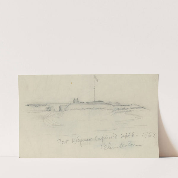 Fort Wagner Captured Sept 6, 1863 Charleston (1863) by Alfred Rudolph Waud