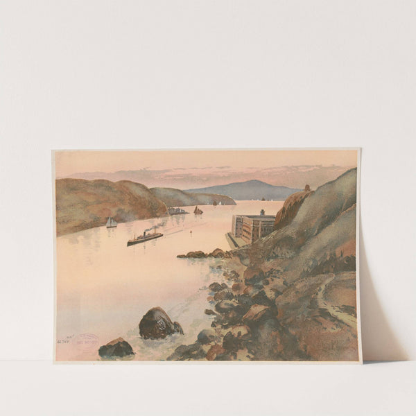 Fortifications and Golden Gate (1895) by Louis Kinney Harlow