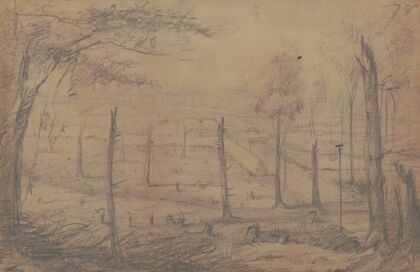 Fortifications at Corinth, Mississippi, June 1862
