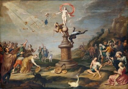 Fortuna Distributing Her Largesse
