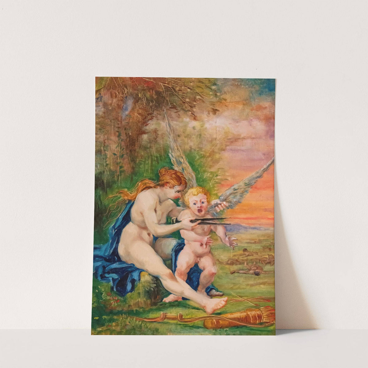 Fortune and Love (1893) by Jean-Baptiste Cariven