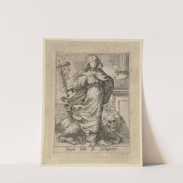 Forza sottoposta all&#039;eloquenza by Johann Wilhelm Baur