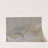 Foul by God: River Landscape with Anglers Fishing From a Weir by Joseph Mallord William Turner