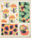 Four floral compositions