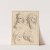 Four Heads of Prophets by Hamlet Winstanley