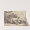 Four hunting dogs (1721) by Johann Elias Ridinger