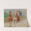 Four-in-Hand Coach in Old Vienna by Ludwig Koch