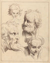 Four Male Heads