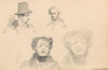 Four Men’s Heads