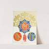 Four Monograms of the Holy Name by Augustus Pugin