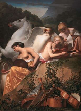 Four Muses and Pegasus (between 1648 and 1650)