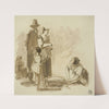 Four Peasants by Sir Augustus Wall Callcott