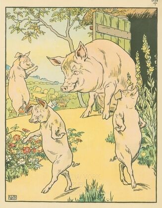 Four pigs (1904)