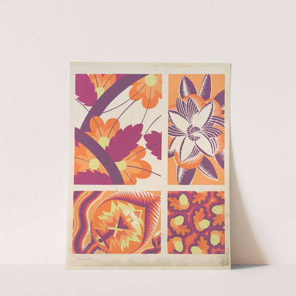 Four plant form compositions by André Durenceau