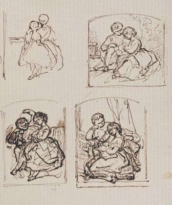 Four Portraits of two Children