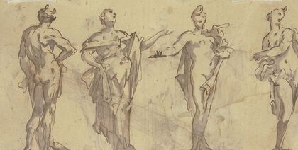 Four statues.