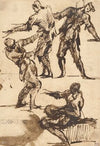 Four Studies of a Male Figure