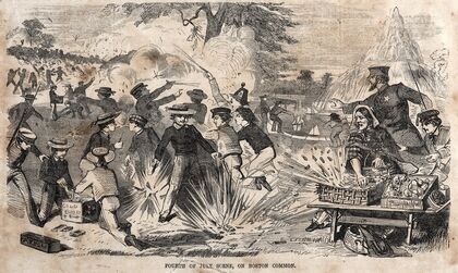 Fourth of July Scene, on Boston Common (1859)