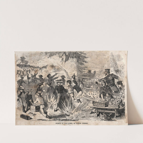 Fourth of July Scene, on Boston Common (1859) by Winslow Homer