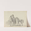 Fourty-three Studies of Horses and Riders Pl.08 by Sawrey Gilpin